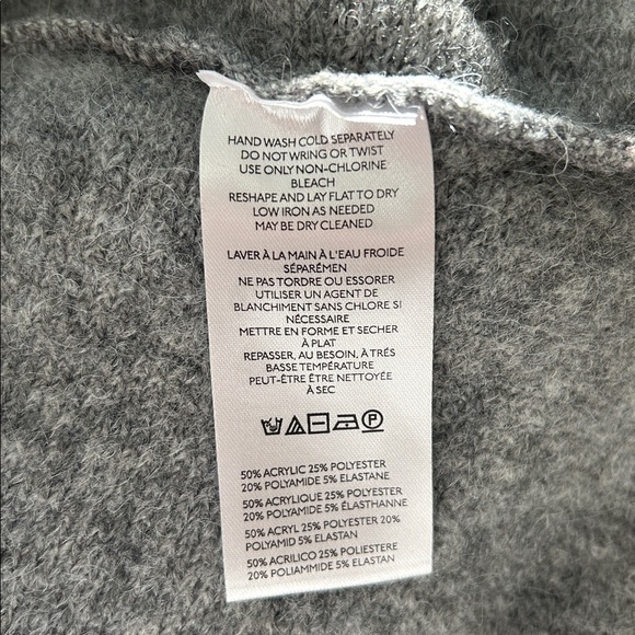 Anthropologie Maeve Rhinestone Flower Button Peplum Cardigan Sweater New Size 2X - Picture 12 of 13